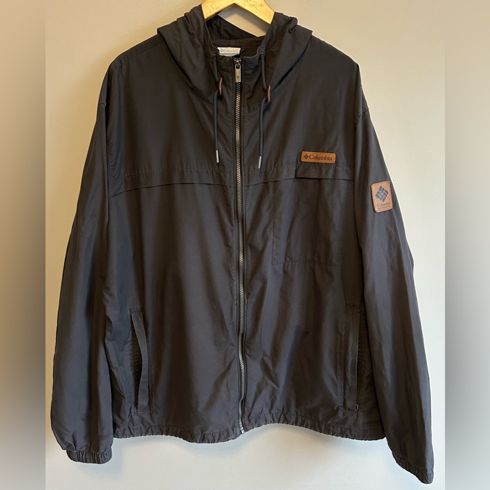 Columbia Black Windbreaker Jacket